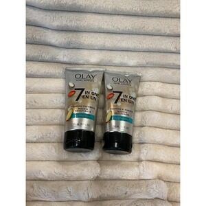 Olay Total Effects Foaming Cleanser (5.0 oz) – Lot of 2, 7 in One, Revitalizing